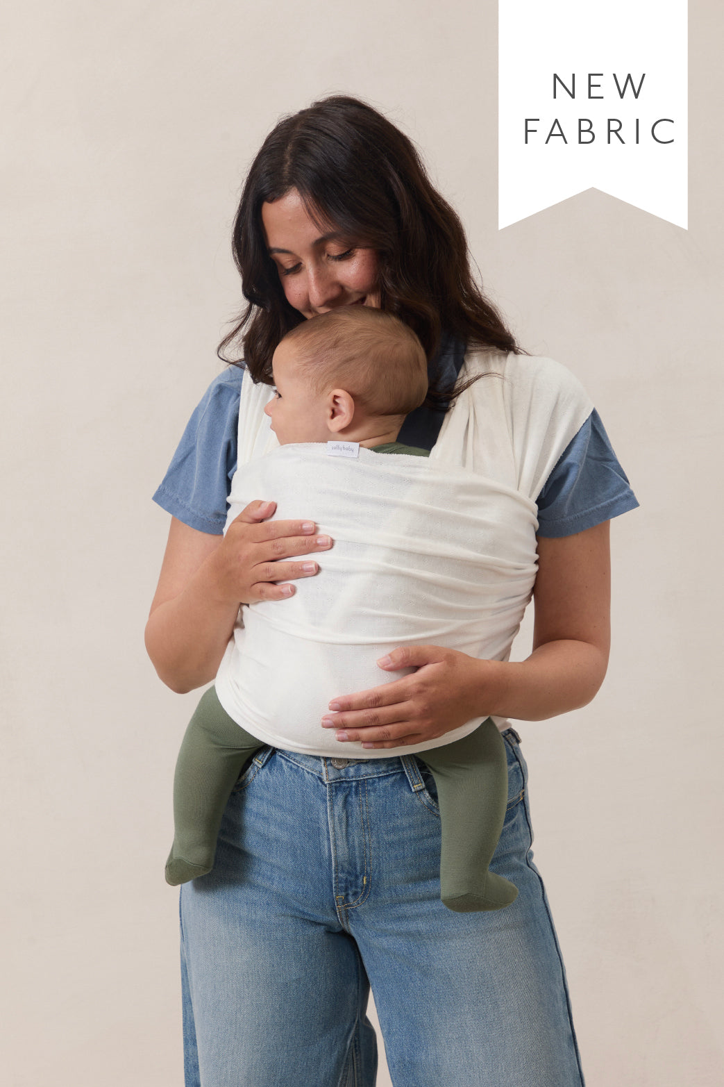 WRAP White Pointelle Baby Wraps Solly Baby