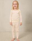 Cream Pointelle Toddler Sleep Set