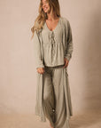 Green Gingham Robe