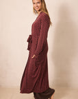 Midnight Daisy Robe
