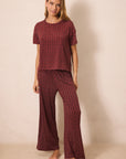 Midnight Daisy Short-Sleeve Women’s Sleep Set