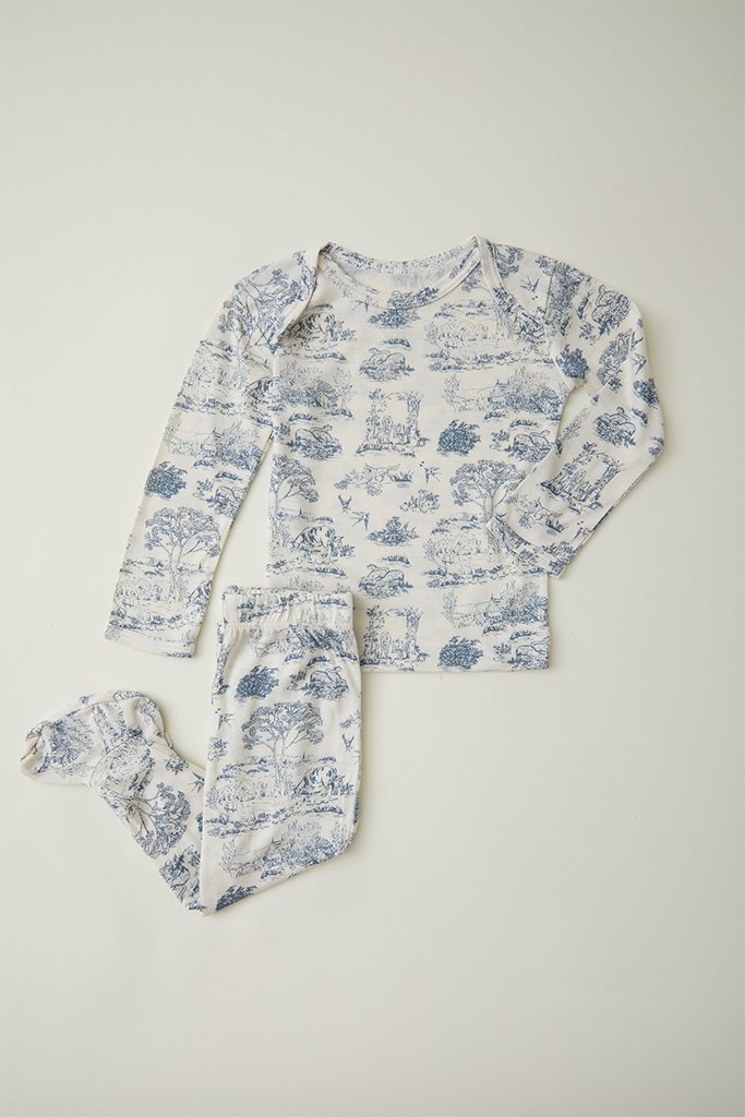 Bleu Toile Baby Sleep Set