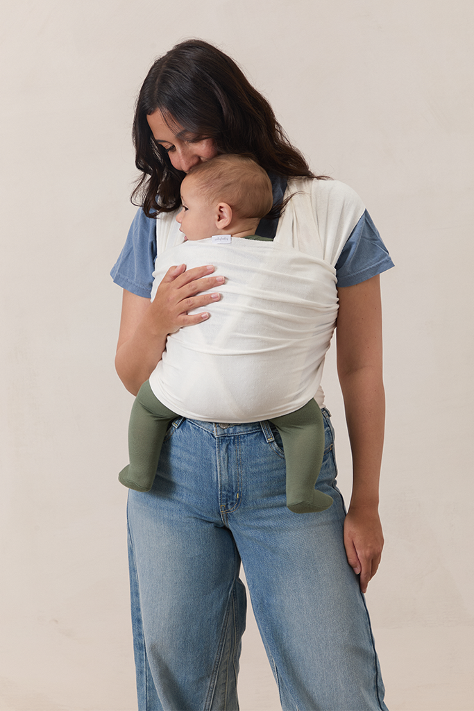 WRAP White Pointelle Baby Wraps Solly Baby