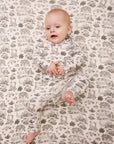 Charcoal Toile Baby Sleep Set