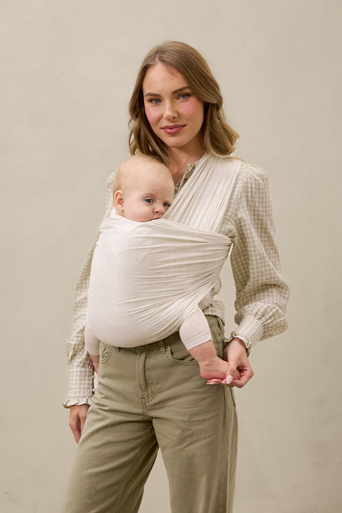 Oat Heritage Dot Baby Wrap Solly Baby - Main Image