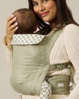 Sage Chequer Soft Buckle Carrier
