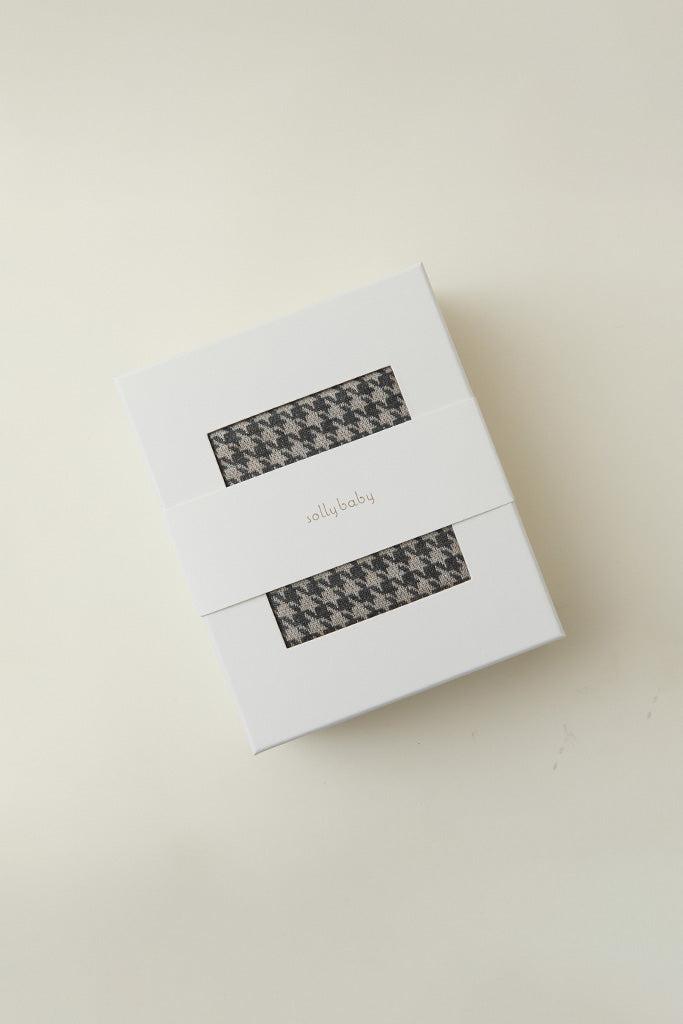 Preorder | Stormy Houndstooth Wrap