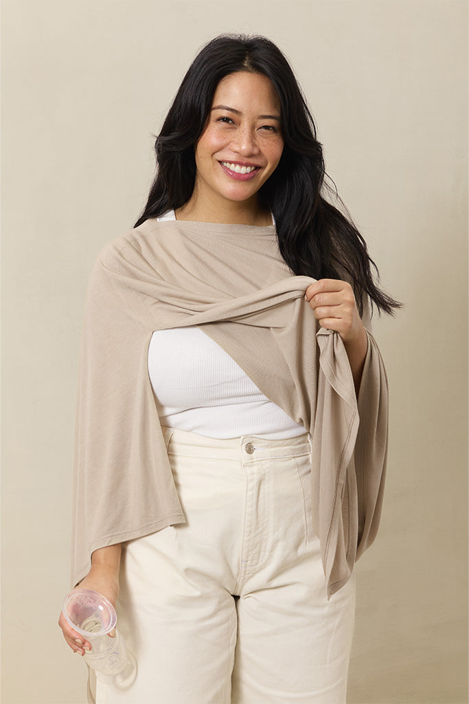 Taupe Nursing Cover