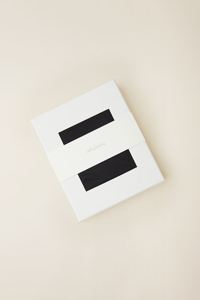 Solly Baby Black Wrap Baby Carrier, EcoFriendly Fabric