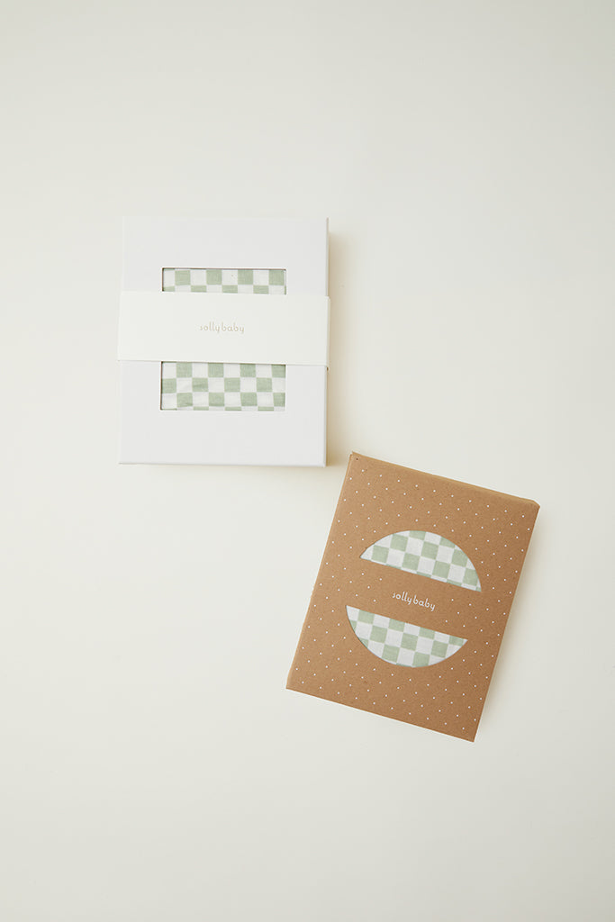 Fern Chequer Wrap + Dolly Bundle