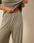 Mist Pointelle Short-Sleeve Women’s Sleep Set