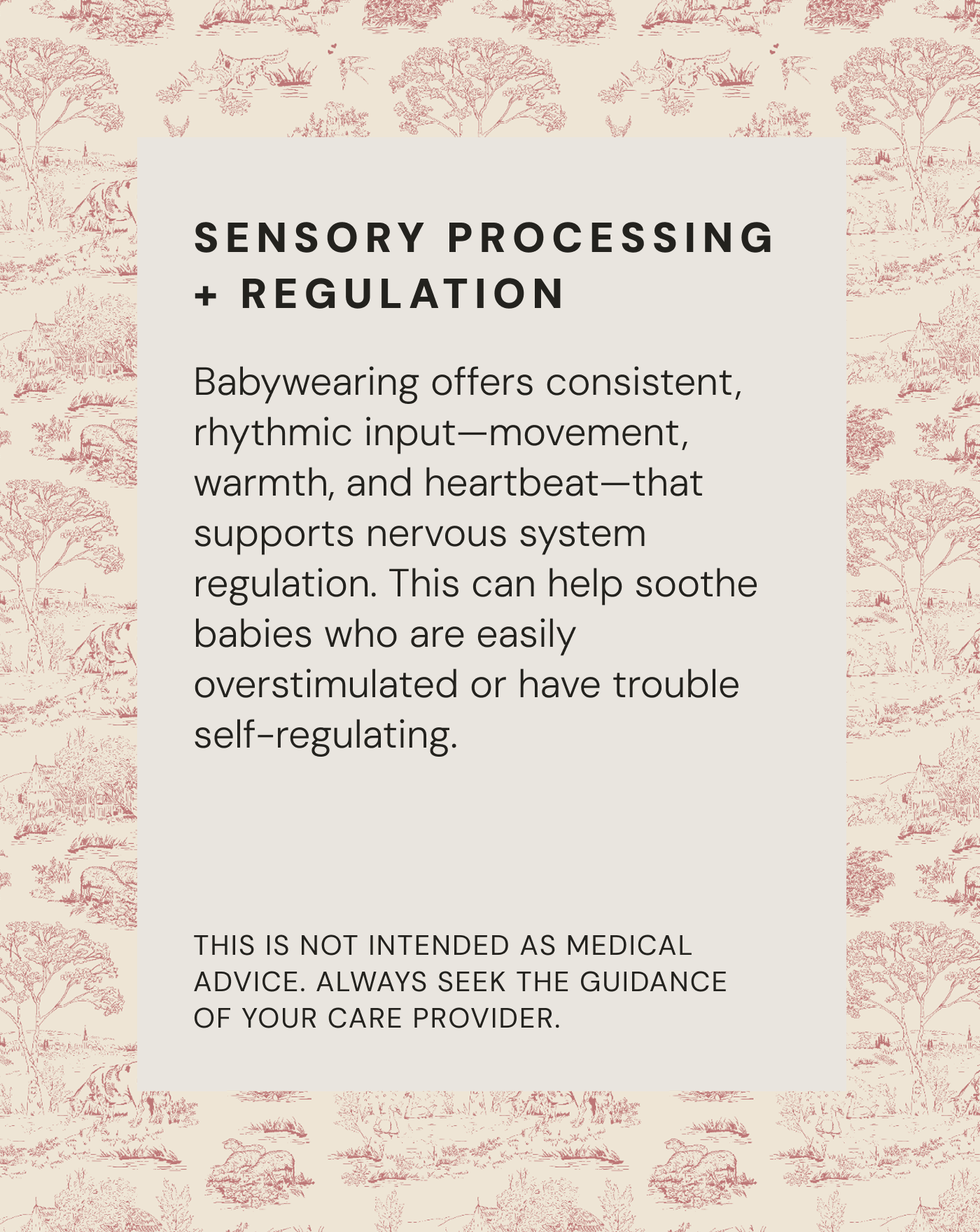 Sensory Regulation Activities for Newborns