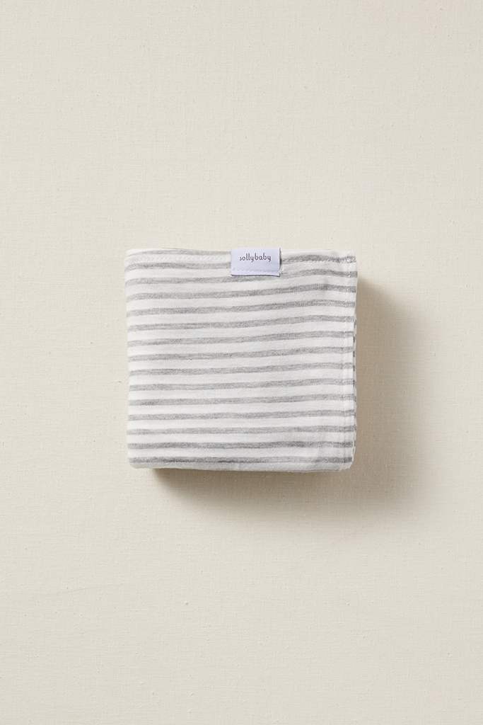 Natural + Grey Stripe Bundle with Powder Sleeper