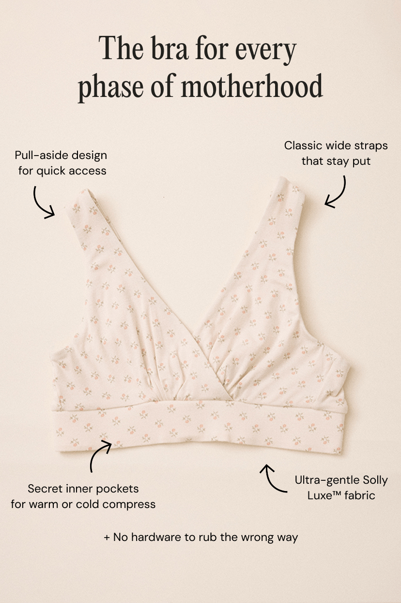 Blush Floret Nursing Bralette