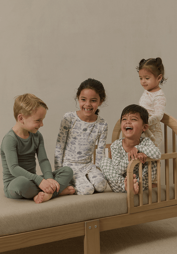 Baby Blue Pique Trimmed Sleeper
