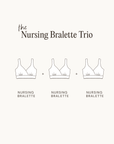 Nursing Bralette Trio