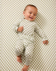 Sage Chequer Baby Sleep Set