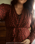 Midnight Daisy Robe
