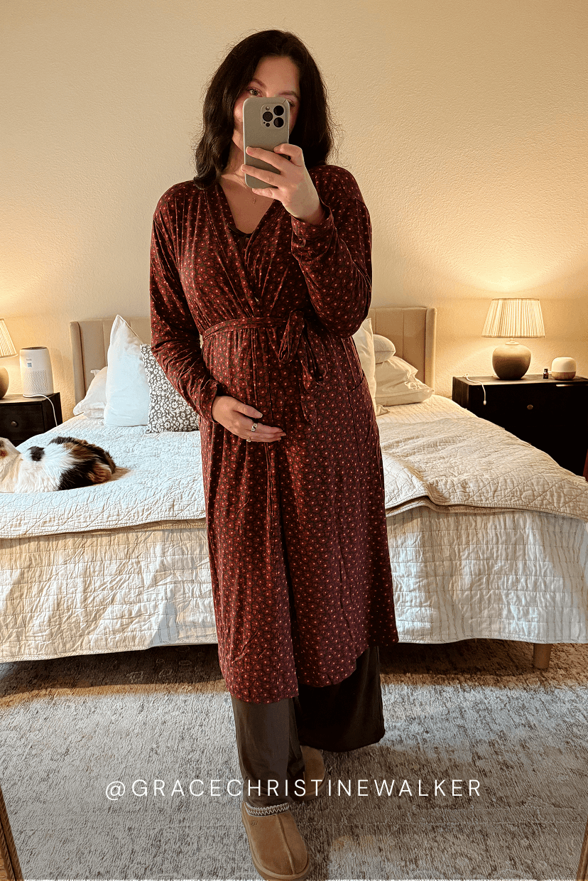 Midnight Daisy Robe