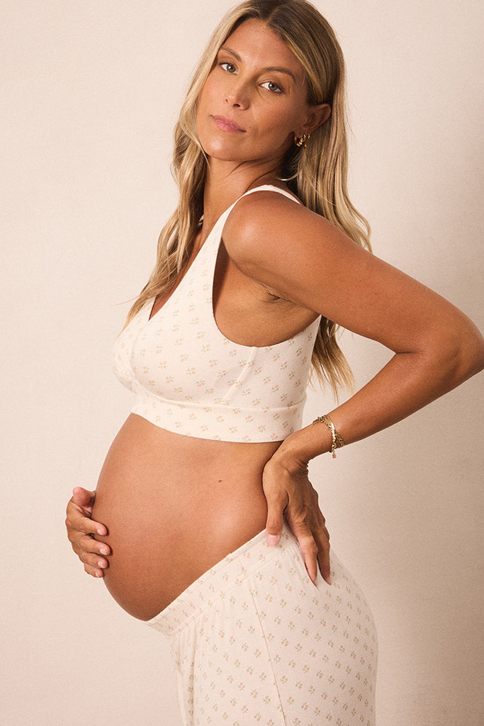 Blush Floret Nursing Bralette