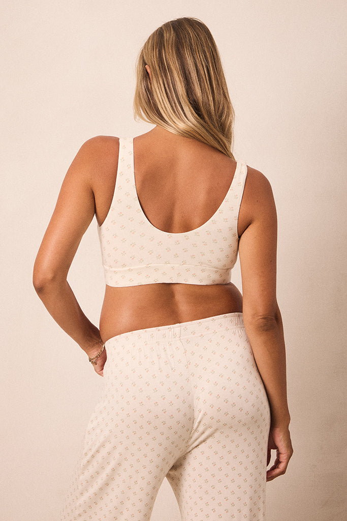 Blush Floret Nursing Bralette