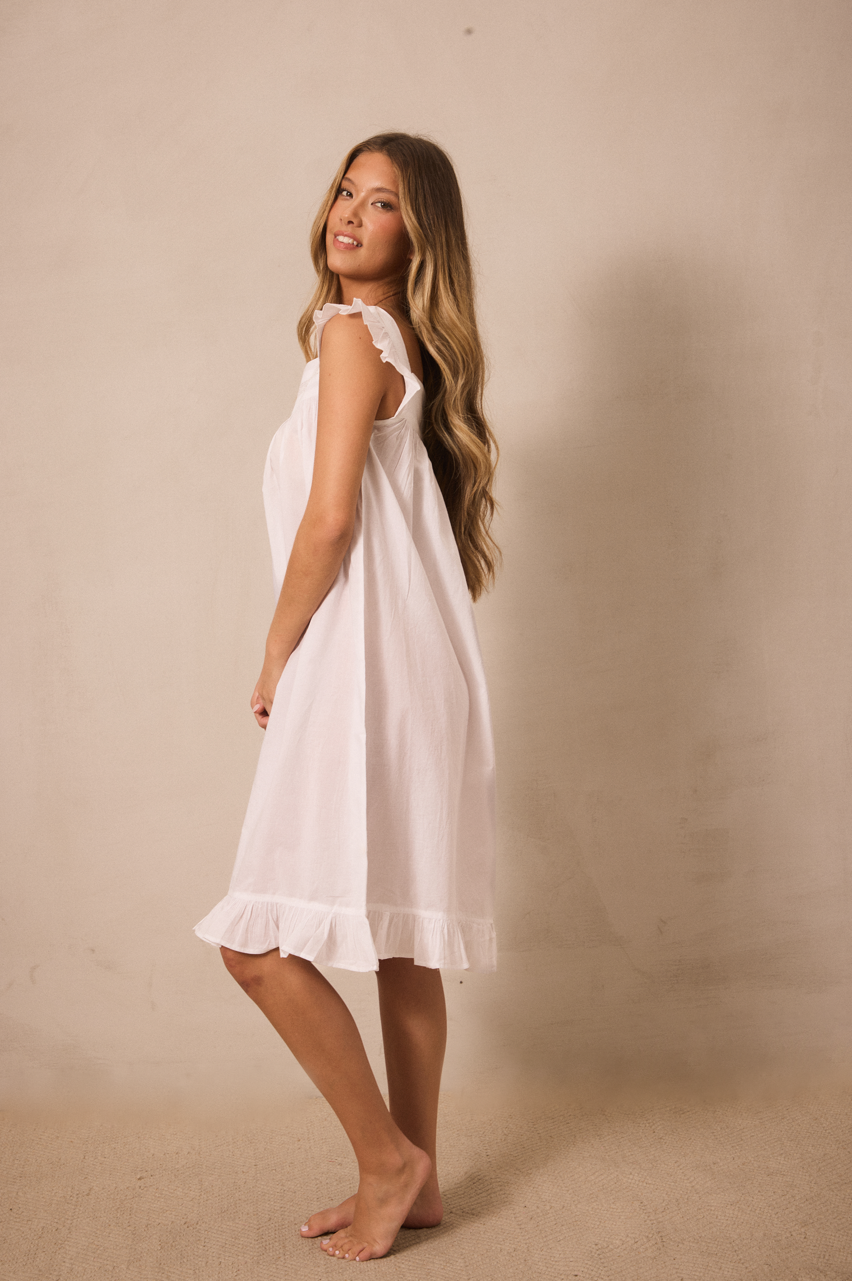 Ella Flutter Sleeve Nightgown