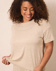 Flax Short-Sleeve Women’s Sleep Set