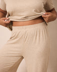 Flax Short-Sleeve Women’s Sleep Set
