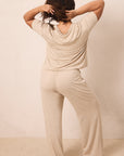 Flax Short-Sleeve Women’s Sleep Set