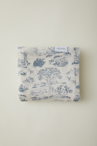 Bleu Toile Swaddle
