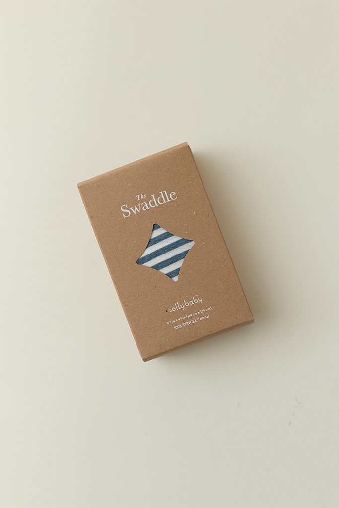 Chambray Stripe Swaddle