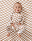 Almondine Chequer Baby Sleep Set