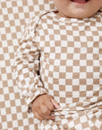 Almondine Chequer Baby Sleep Set