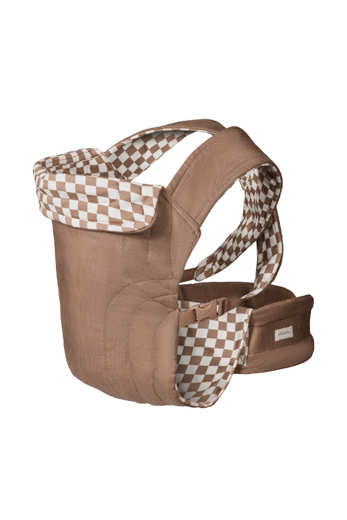 Preorder | Almondine Chequer Soft Carrier