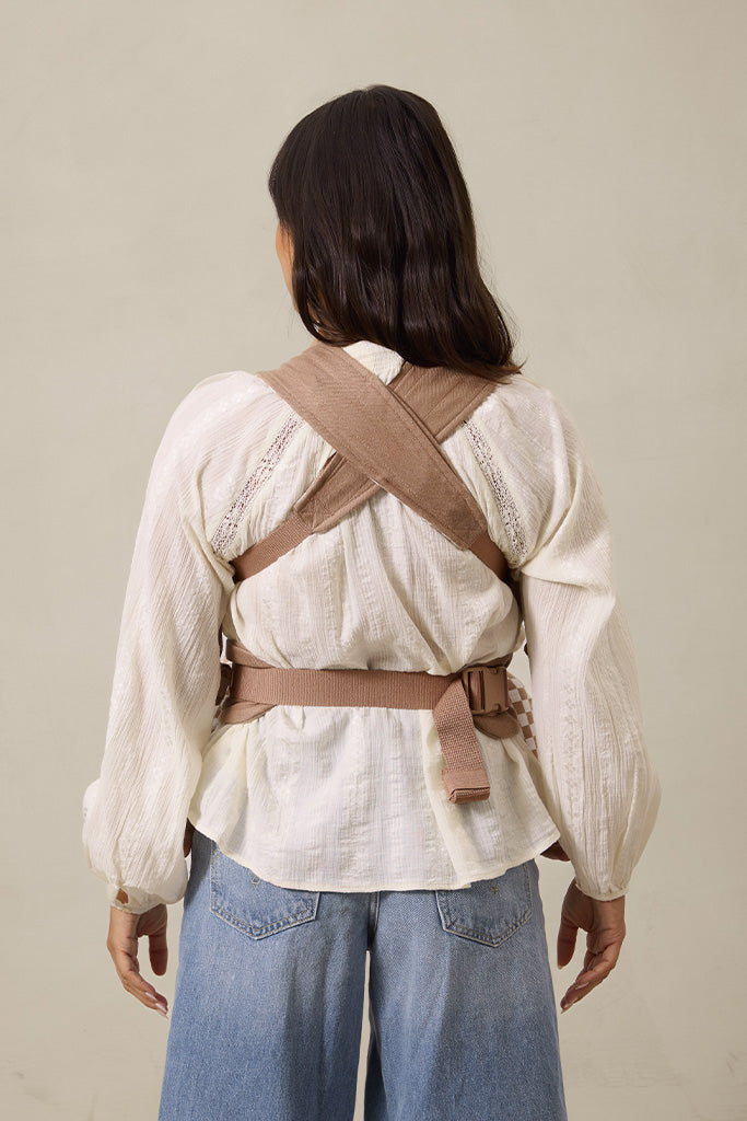 Preorder | Almondine Chequer Soft Carrier