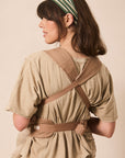 Almondine Chequer Soft Buckle Carrier