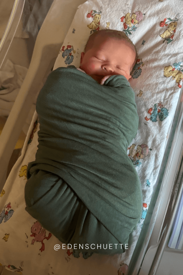 Basil Swaddle + Hat Set