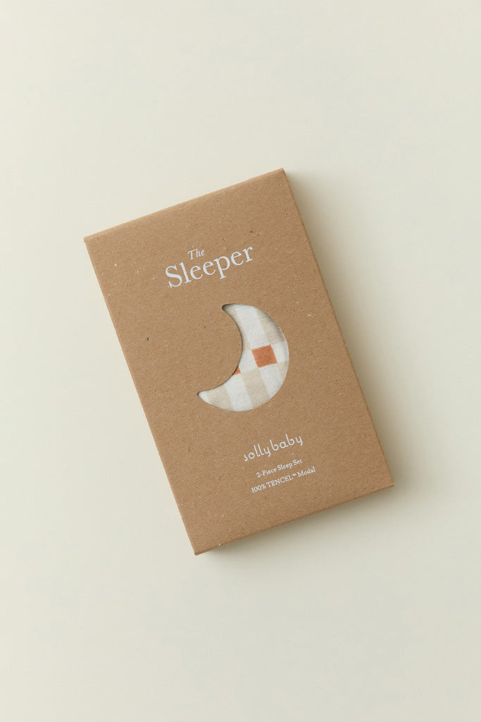 Biscotti Check Baby Sleep Set