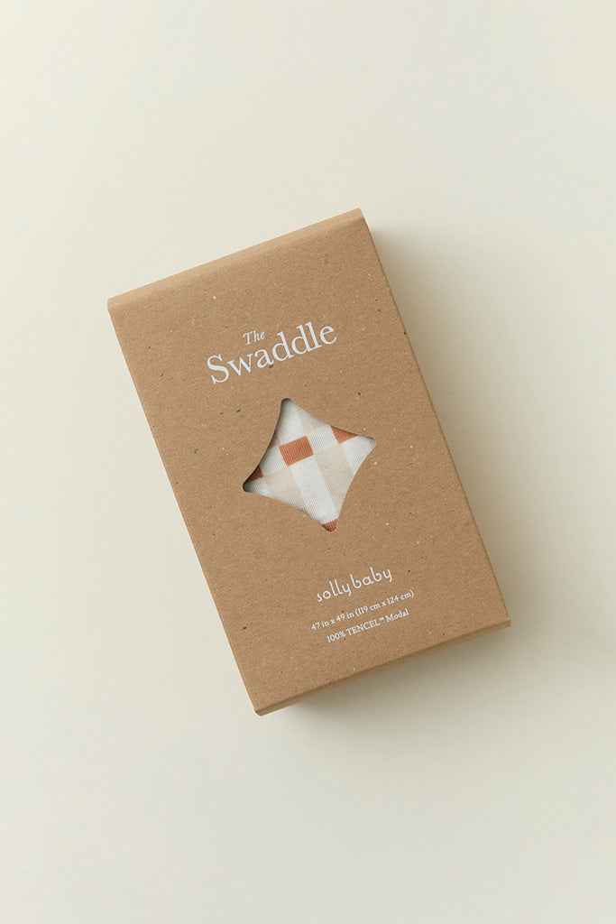 Biscotti Check Swaddle