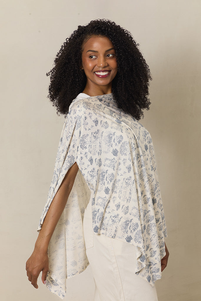 PREORDER | Bleu Toile Nursing Cover