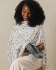 Bleu Toile Nursing Cover