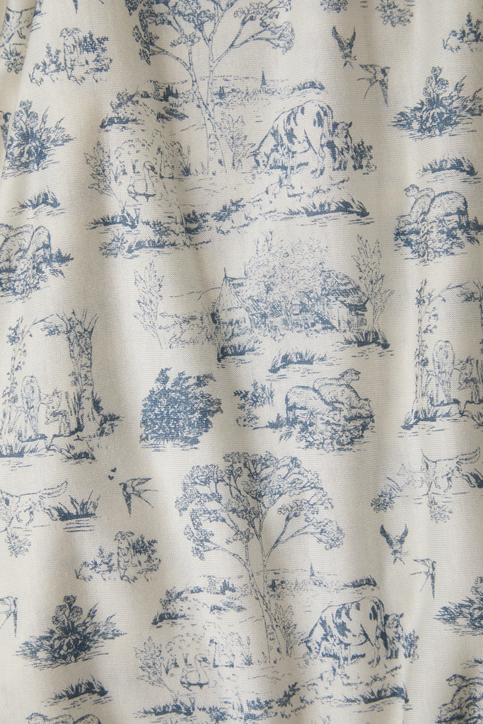 Bleu Toile Nursing Cover