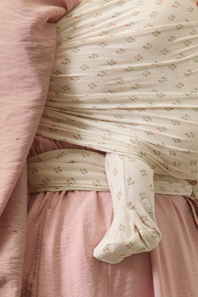 Blush Floret Wrap + Soft Carrier Bundle