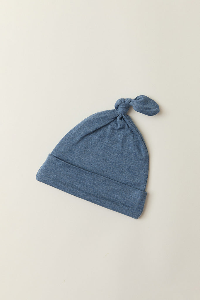 Chambray Knotted Hat