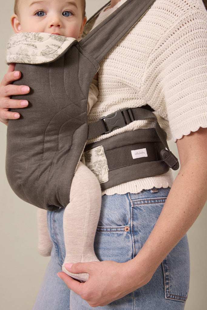 Preorder | Charcoal Toile Soft Carrier
