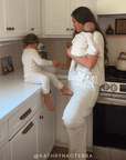 Cream Pointelle Baby Sleep Set