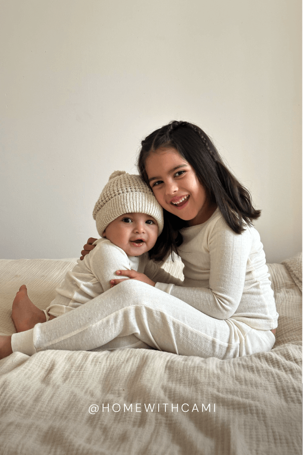 Cream Pointelle Toddler Sleep Set