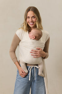 Cream Houndstooth Wrap
