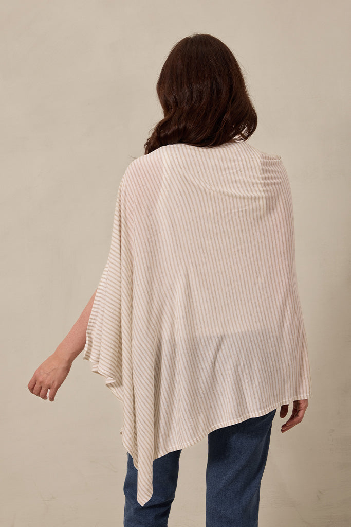 Driftwood Stripe Nursing Cover