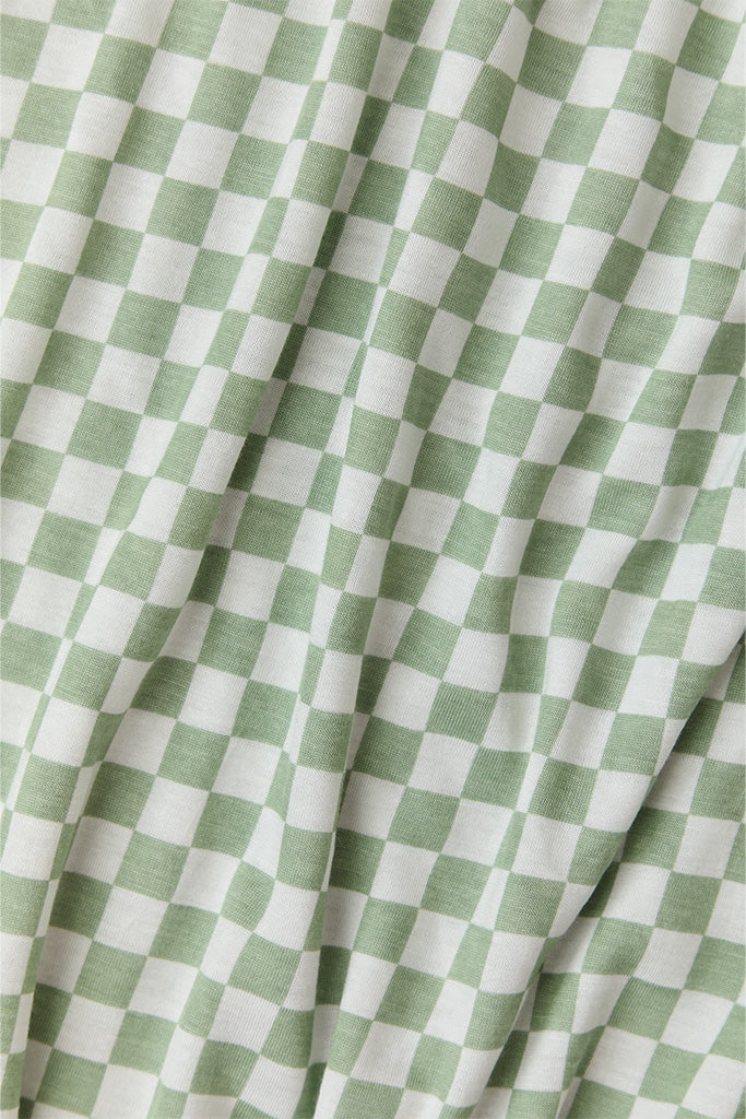 Fern Chequer Toddler Fitted Sheet